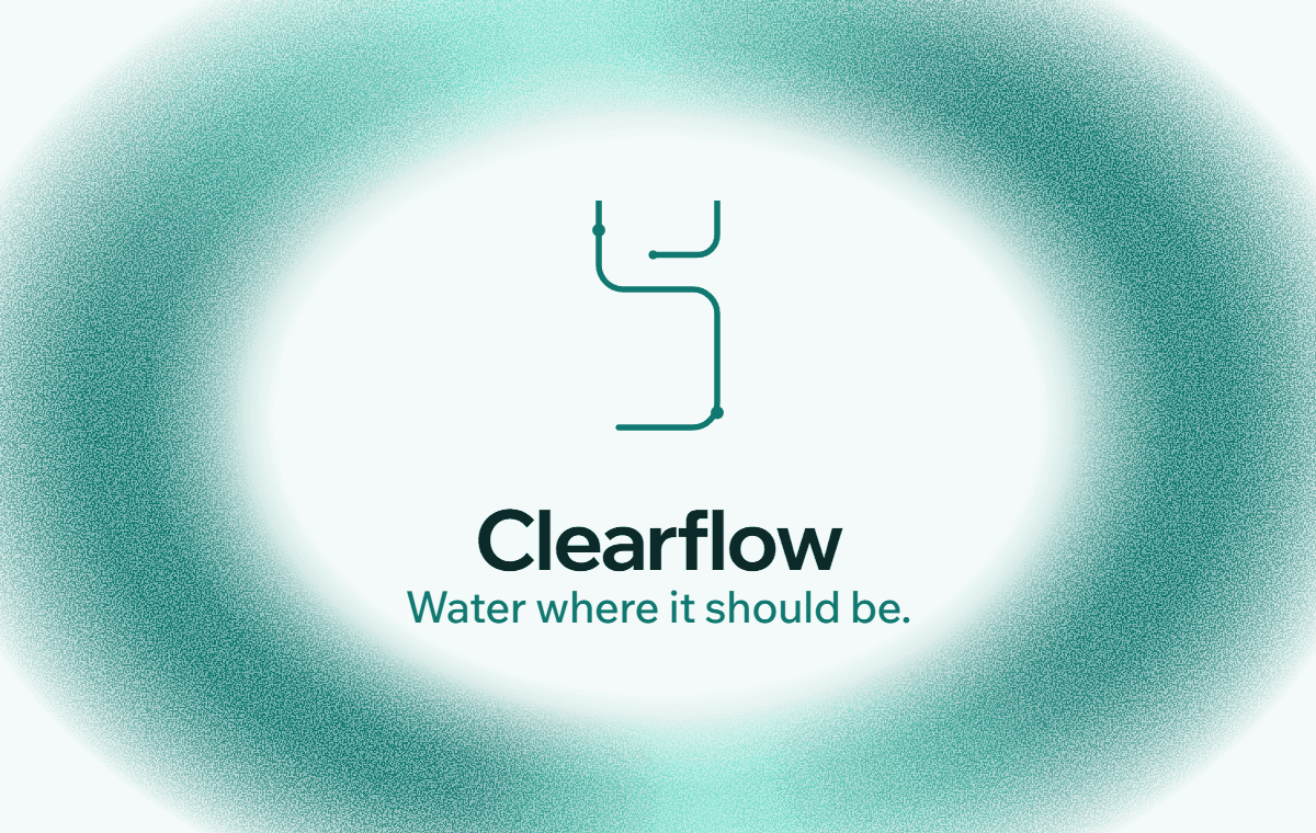 Cover of the Clearflow website design (plumbing).
