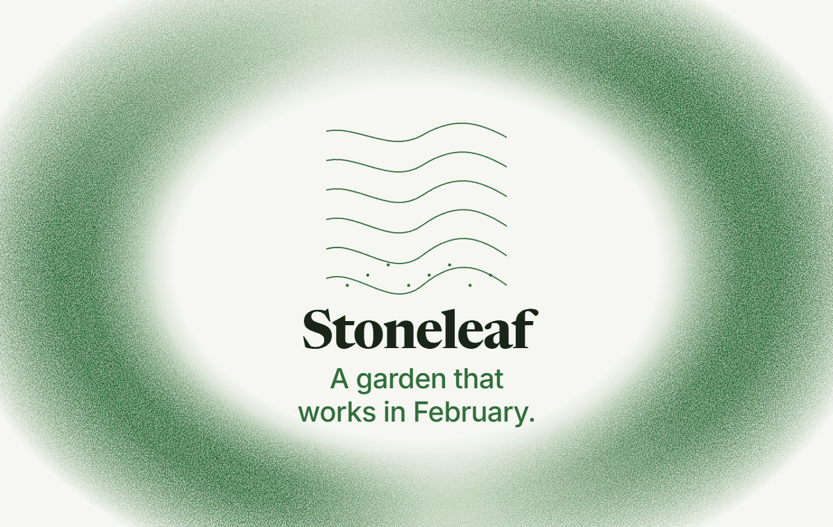 Cover of the Stoneleaf website design (landscaping).